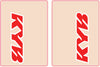 KYB Fork Tube Decals | Clear